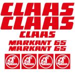 Zamjenske naljepnice za balirku Claas Markant 65