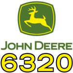 Zamjenske naljepnice za traktor John Deere 6320