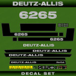 Zamjenske naljepnice za traktor Deutz Fahr Allis 6265