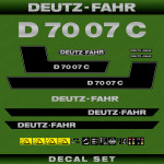 Zamjenske naljepnice za traktor Deutz Fahr D 70 07 C