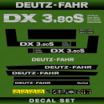 Zamjenske naljepnice za traktor Deutz Fahr DX 3.80 S