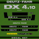 Zamjenske naljepnice za traktor Deutz Fahr DX 4.10