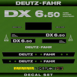 Zamjenske naljepnice za traktor Deutz Fahr DX 6.50