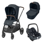 MAXI COSI Kolica 3u1 Street+ essential graphite, novo, orginalno zapak