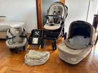 Peg Perego Carello Book Plus S dječja kolica , 3u1 + ISOFIX baza