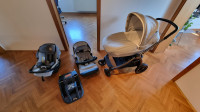 3 u 1 Peg Perego Book 51s kolica + isofix baza u odličnom stanju