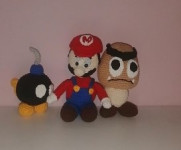 Super Mario -Goomba i boomba-heklani pamuk