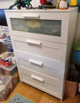 Komoda IKEA BRIMNES bijela, 4 ladice