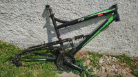 MTB full suspension rama/kostur bicikle za 24" kotace