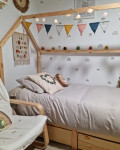 vidaXL Okvir za dječji krevet s ladicama 90 x 200 cm od borovine