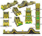 Napuhanac POLIGON toxic 22x3,3x4,2