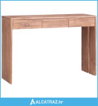 Konzolni stol 110 x 35 x 75 cm od masivne tikovine - NOVO