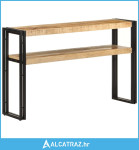 Konzolni stol 120 x 30 x 75 cm od grubog drva manga - NOVO