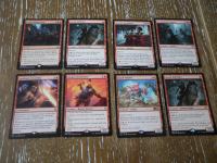 MAGIC THE GATHERING - SET OD 8 RARE KARATA NM