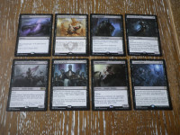 MAGIC THE GATHERING - SET OD 8 RARE KARATA NM