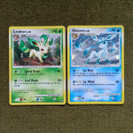 Pokemon karte holo rare Glaceon Leafeon Diamond & Pearl MD