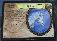 Unicorn - Harry Potter Karte TCG (Foil Premium)