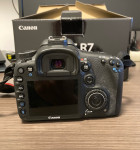 Canon EOS 7D + objektivi + mount adapter + 32 gb kartica