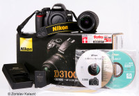 Nikon D3100 samo 22400 snimaka sa zoom objektivom 18-55 mm