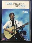 2xDVD Toše Proeski Live 2007.: Arena (BG)+Tvornica (ZG)+HRF (Hvar)+SLO