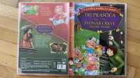 2x DVD-a s 2 animirana filma: Tri praščića + Zvonar crkve Notre Dame