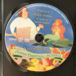 DVD s 3 animirana filma: Palčica + Mala sirena + Carevo novo ruho