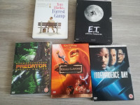 DVD posebna izdanja Lion King, Predator, Dan nezavisnosti,forrest gump