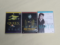 DVD Queen, Jimi Hendrix, Dean Martin
