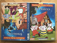 DVD s 2 animirana filma: Tri praščića + Strašilo Jack / sinkronizirano