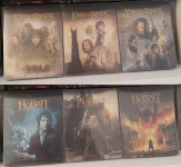 Steelbook blu-ray kolekcije LOTR i Hobbit sa HR titlovima