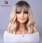 Perike nove  blond ombre  valoviti bob  prirodan izgled kose