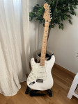 Fender Player Stratocaster Left Hand Polar White MN - KAO NOVA