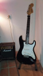 Squier Affinity + Marshall MG10