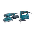 MAKITA set DK0008 - oscilirajuća  brusilica BO3710 + ubodna pila 4326