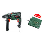 BOSCH udarna bušilica UniversalImpact 800 + 19 dj. set pribora