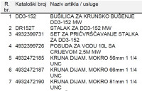 Set alata za dijamntno bušenje - Milwaukee DD3-152 MW