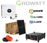 SOLARNI KOMPLET GROWATT 2,2kWp-6000W 5kWh Litij-ionska baterija