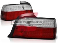 BMW 3er E36 coupe/cabrio (90-99)-LED stražnja svjetla (crvena/kristal)