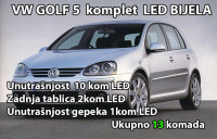 Golf 5 LED Unutrašnjost | VW Golf V LED | MK5 LED