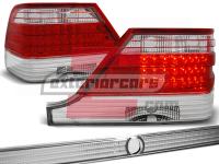 MERCEDES S-klasa W140 (95-98) - LED stražnja svjetla (crvena/kristal)