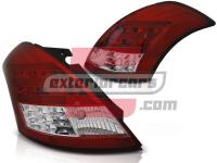 SUZUKI SWIFT V (10-) - LED stražnja svjetla LightBar (crvena/kristal)