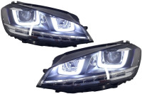 Svjetla 3D LED DRL Volkswagen Golf 7 VII (2012-) R-Line LED žmigavci