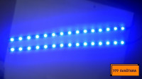 Led traka za auto -silikonska - 30cm - Kristalno Plava