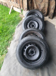 Čelične felge 14'' rupe 4x98, gume 165/70 R14