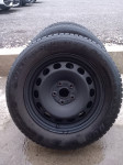 Čelične felge 16'' Skoda Karoq*5x112, Zimske gume Dunlop 215 60 16.