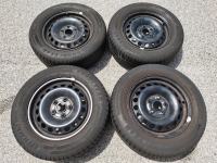 ČELIČNE FELGE 5X112 6X15 ET47 GOODYEAR 195/65R15 VW SEAT AUDI ŠKODA