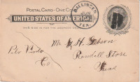 USA DOPISNICA USA 1899