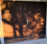 Dvokrilna drvena garažna vrata