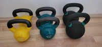 Girje 2 x 12 kg, 2 x 16 kg, 2 x 24 kg