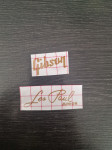 Gibson + Les Paul (model) logo vinyl decal